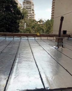 نصب ایزوگام دولایه فویل دار